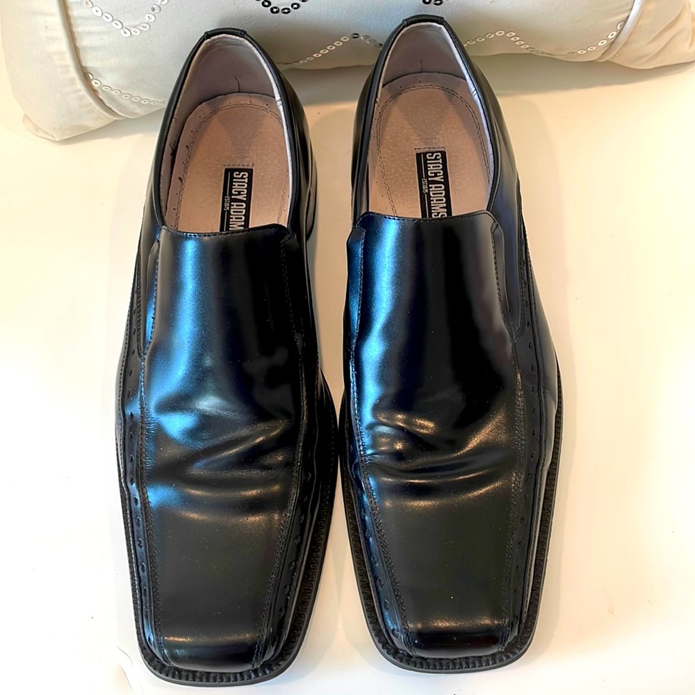 Stacy Adams Black Loafers